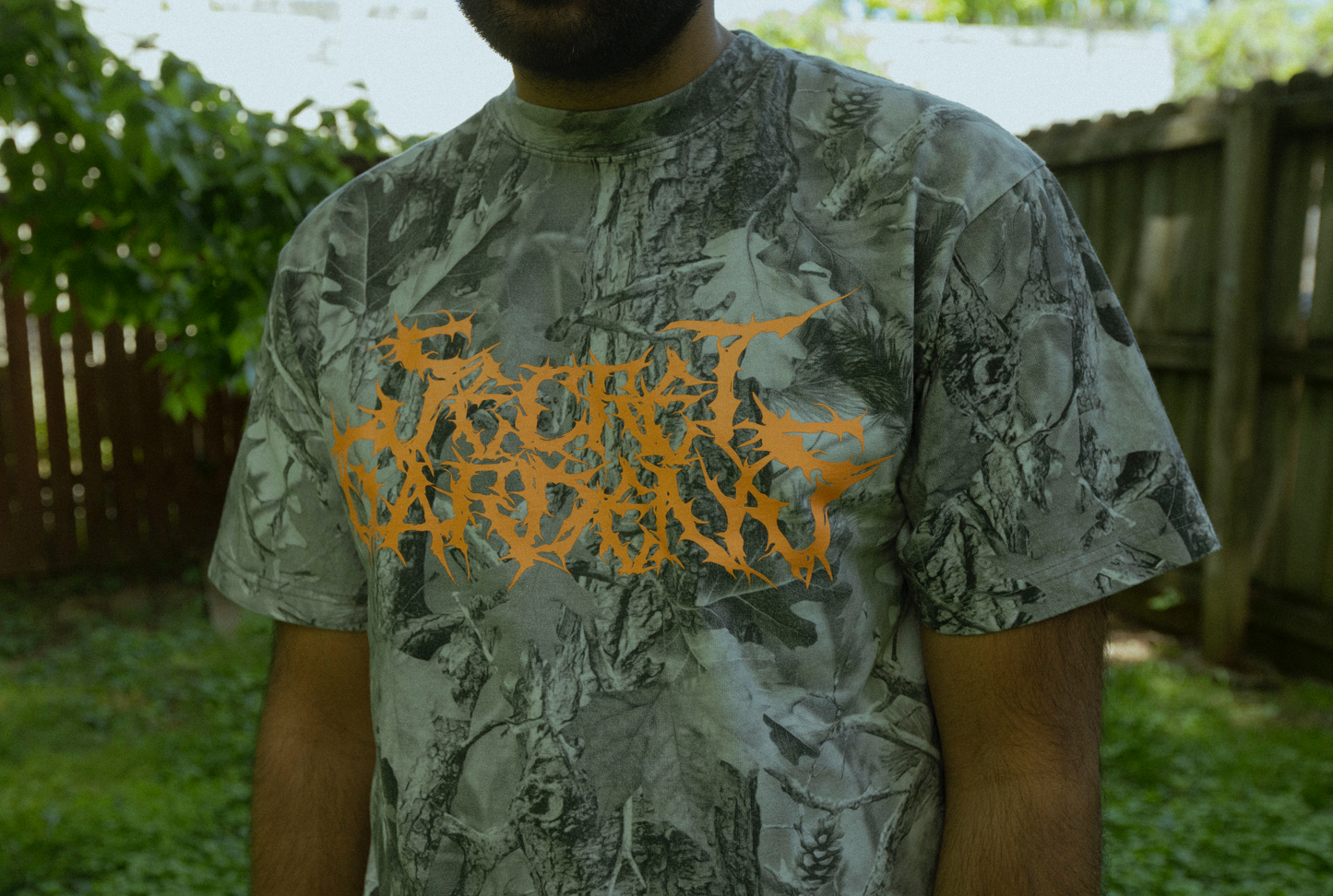 Camo Metal Logo Tee